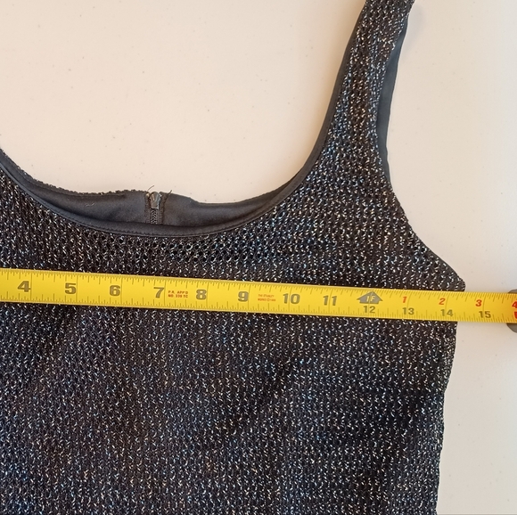 Vintage Sz 10 Mesh Overlay Vamp Goth Gala Yacht Luxury Glam Evening Maxi Dress - Picture 11 of 16